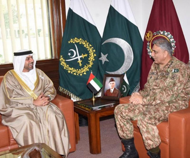 Pakistan’s Chief of Army Staff Receives UAE Ambassador