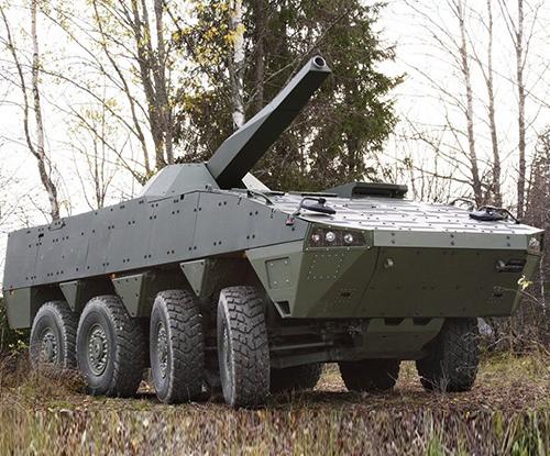 Patria Presents Armored Wheeled Vehicles, Sensors at IDEX