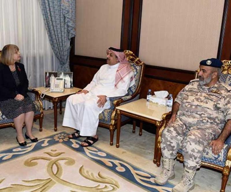 Qatar Defense Minister Meets UK Defense Procurement Minister