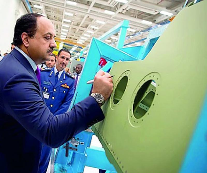 Qatar’s Defense Minister Visits Boeing’s F-15 Plant 