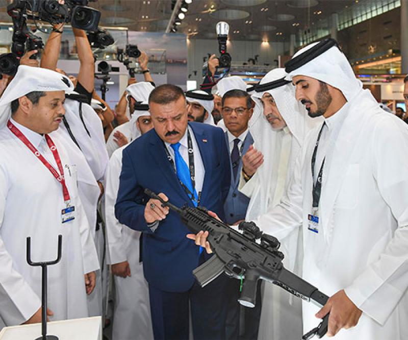 Qatar’s Interior Minister Tours Milipol Expo, Receives Counterparts