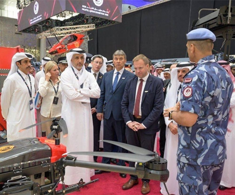 Qatar’s Minister of State for Interior Affairs Tours Milipol Qatar 2026