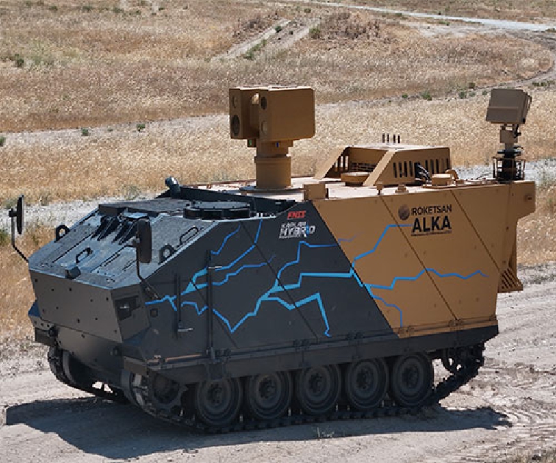 ROKETSAN-FNSS Showcase ALKA-KAPLAN Hybrid Directed Energy Weapon System (DEWS) at IDEF 2025