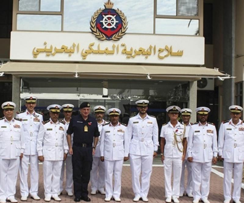 Royal Bahrain Naval Force Receives British Navy Chief 