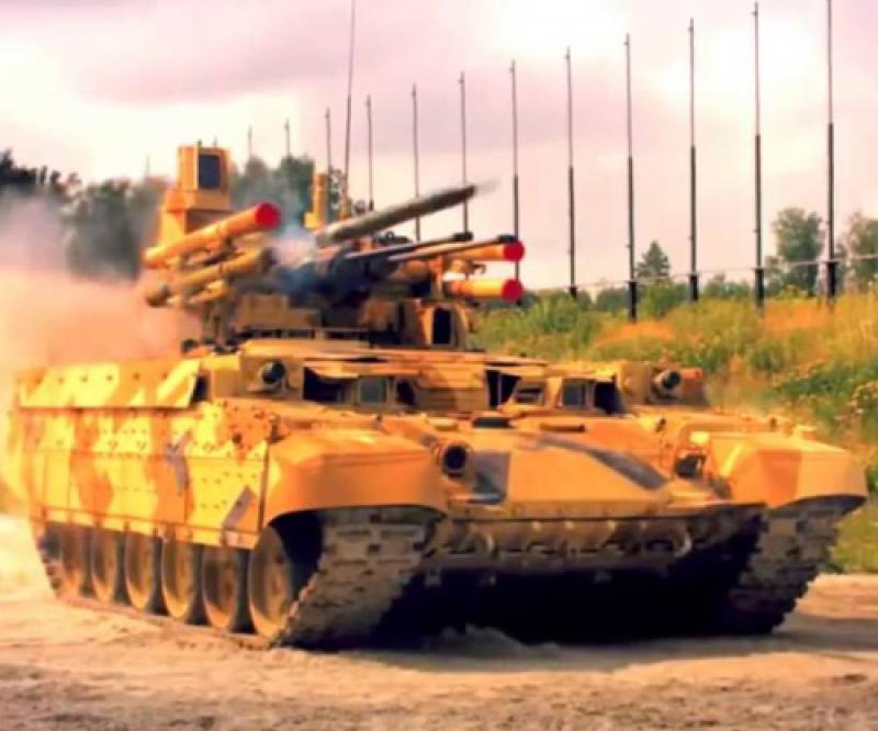 Russian BMPT-72 Combat Vehicle to Get New Guns