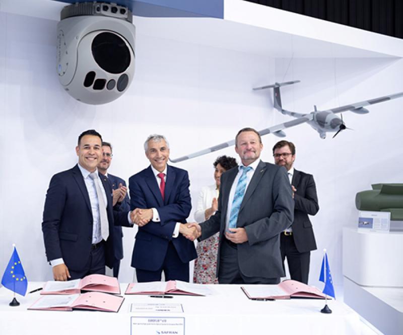Safran, Hensoldt, Mades Team Up on Targeting System For European MALE Drone 