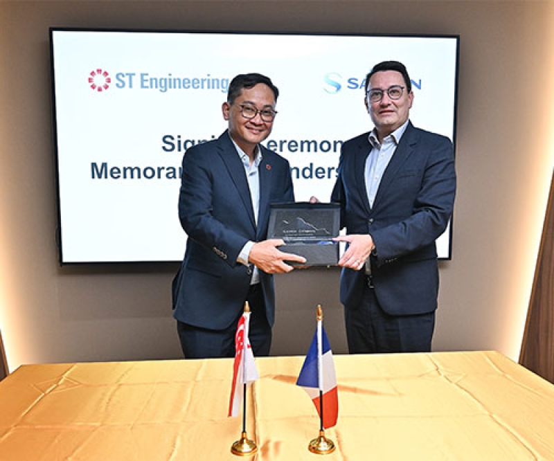 Safran Expands Cooperation with ST Engineering; Unveils New Production Facility in Singapore