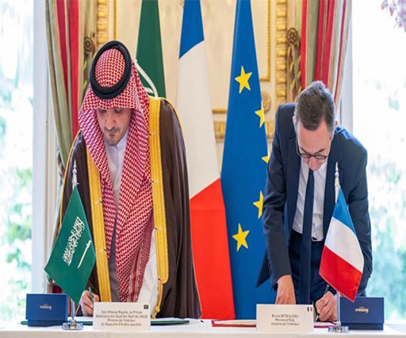 Saudi, French Interior Ministers Sign Security Cooperation Deal