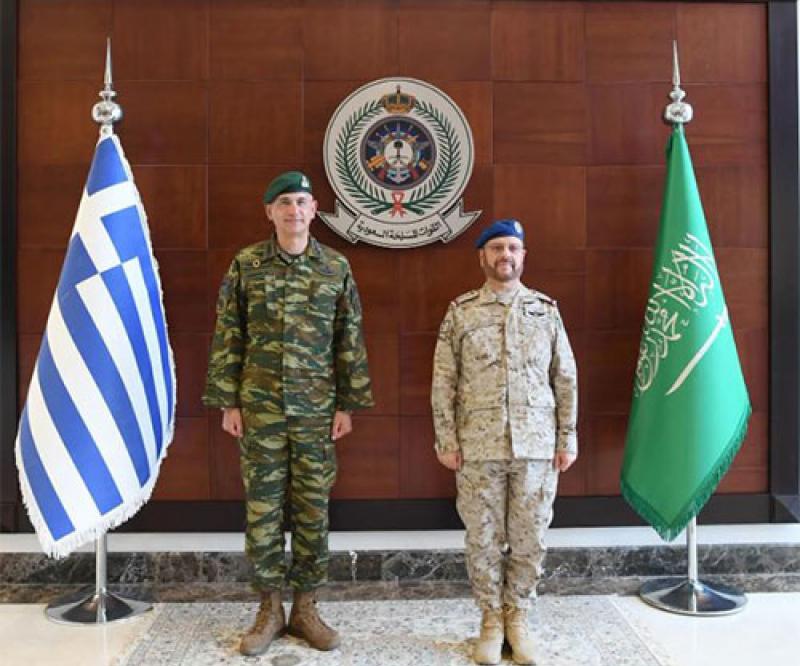 Saudi Chief of General Staff Receives Chief of Staff of Greek National Defence