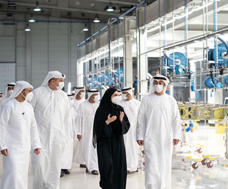 Sheikh Mohamed bin Zayed Visits Strata