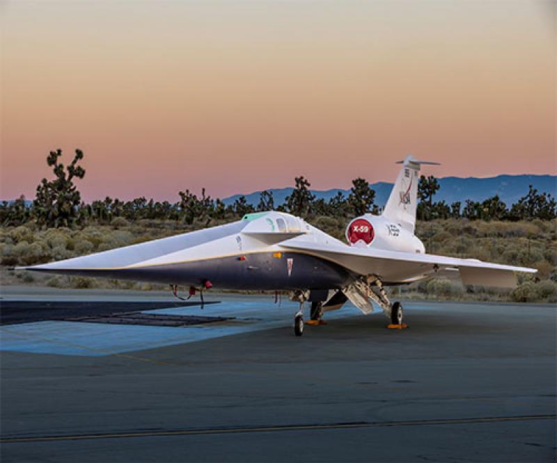 Skunk Works® Rolls Out X-59, NASA’s Newest X-Plane