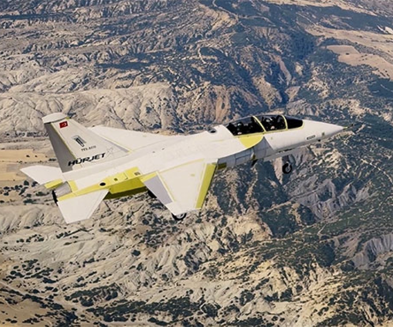 Turkish Air Force’s First Hürjet Trainer Aircraft Completes Maiden Flight