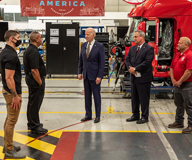 U.S. President Visits Mack Trucks Lehigh Valley Operations