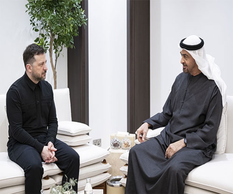 UAE, Ukrainian Presidents Discuss Cooperation, Regional Developments