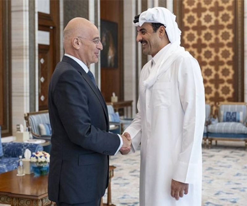 UAE President, Amir of Qatar Receive Greek Minister of National Defence