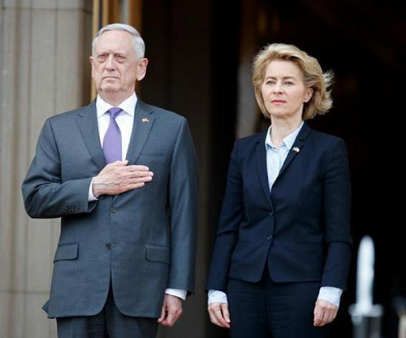 US Secretary of Defense Receives German Defense Minister 