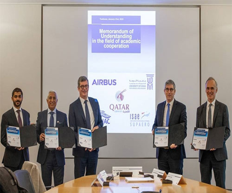 University of Doha for Science and Technology (UDST) Signs MoU with Four Leading Aeronautics Entities 