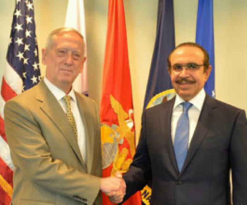Bahrain’s Interior Minister Meets US Secretary of Defense