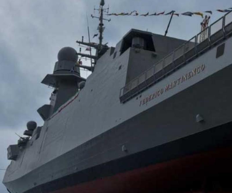 Fincantieri Launches 7th Multi Mission FREMM Frigate