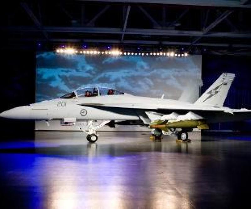 Boeing Debuts 1st Royal Australian Air Force F/A-18F Super Hornet