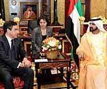 Mohammed bin Rashid Receives French Prime Minister