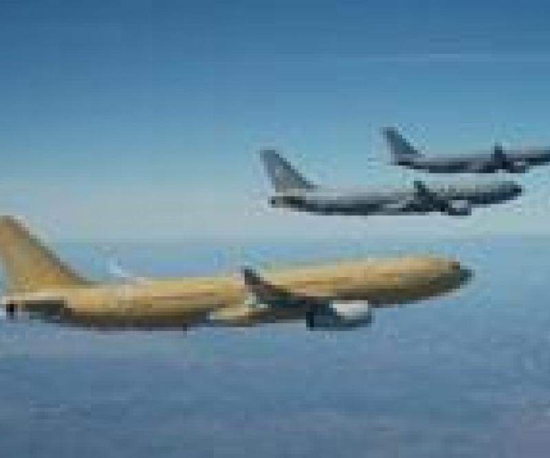 3 Airbus Military A330 MRTTs Fly in Formation