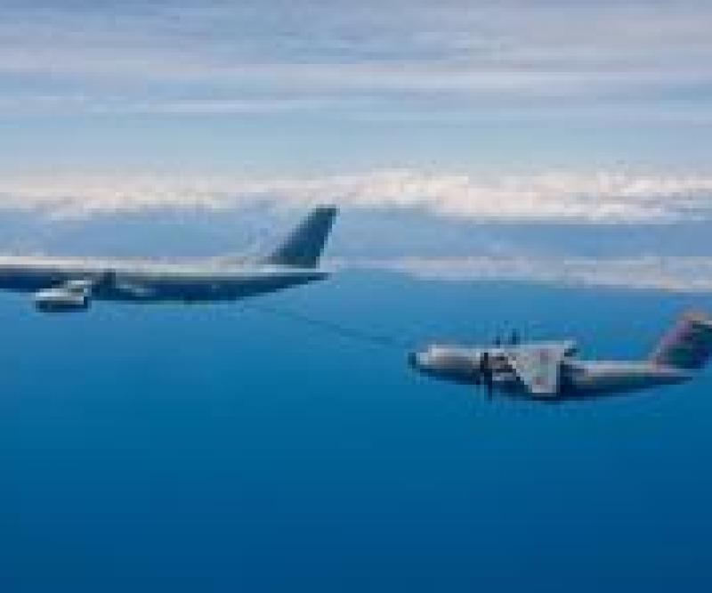A400M Makes 1st Refueling Contacts with A330 MRTT