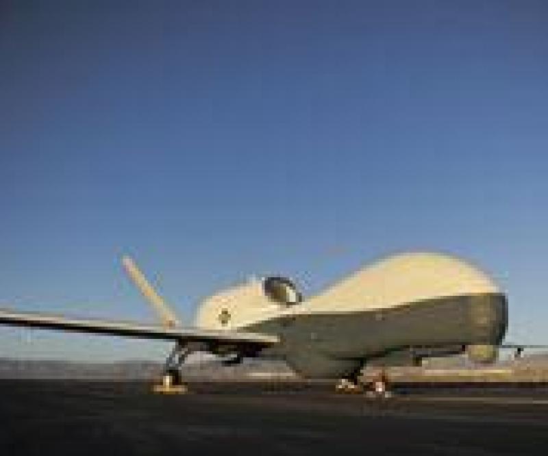 NGC Unveils 1st US Navy MQ-4C BAMS UAS