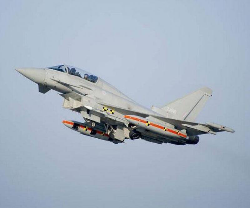 Meteor Air-to-Air Missile Launched from Typhoon