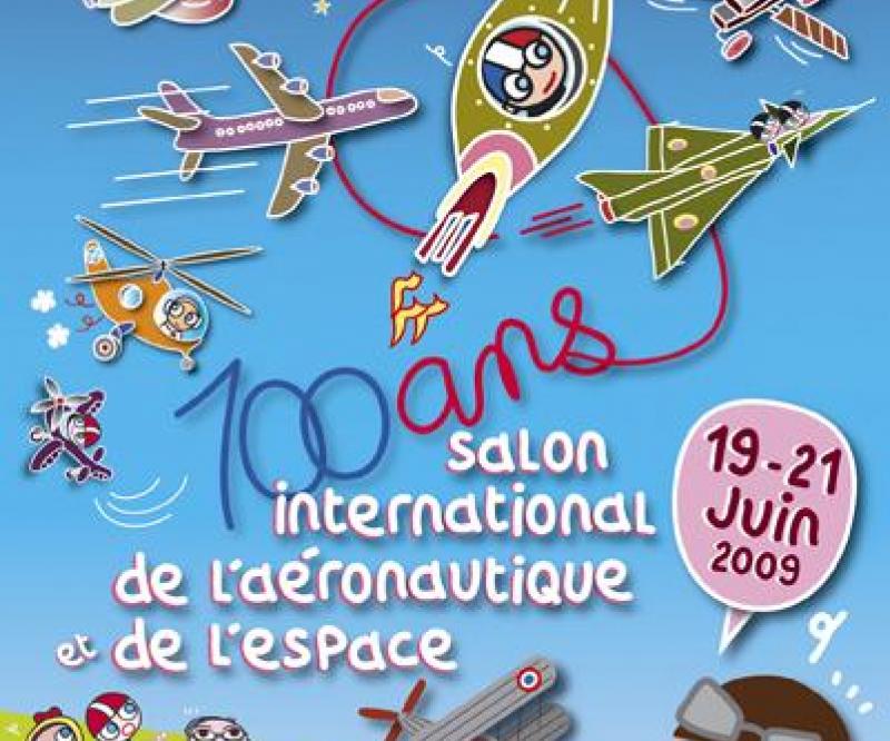 PARIS AIR SHOW 2009 - OFFICIAL POSTER