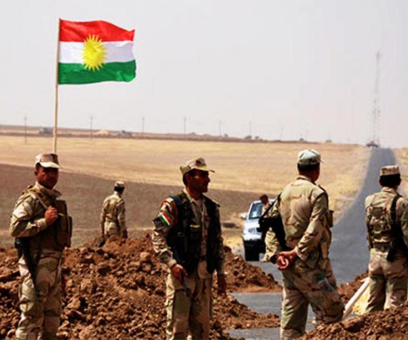 British Soldiers Training Peshmerga Forces in Iraq