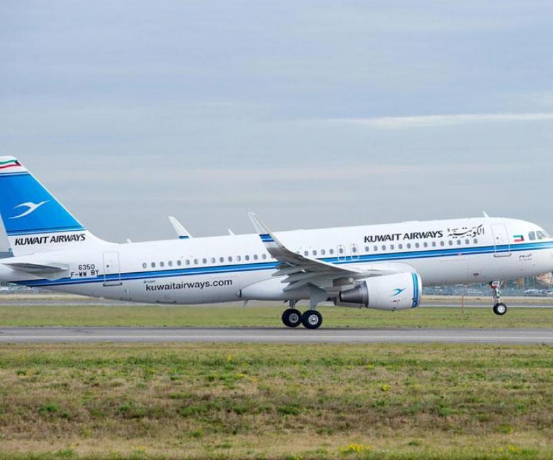Kuwait Airways Receives 1st Sharklets Equipped A320