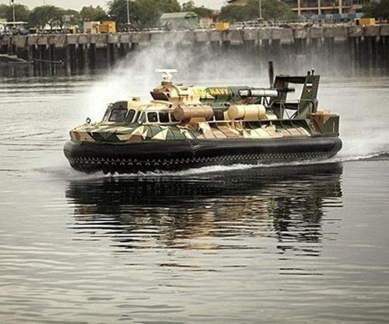 Iran Unveils Two Home-Made Hovercrafts