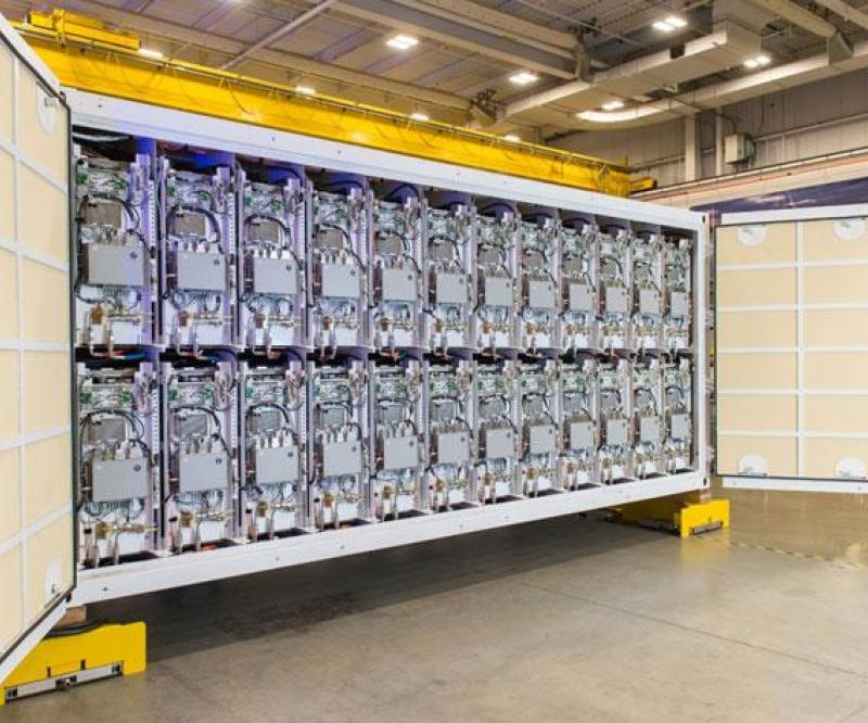 Raytheon Starts Delivery of Railgun Pulse Power Containers