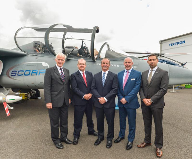 Thales, QinetiQ Select Textron Scorpion Jet for ASDOT Bid