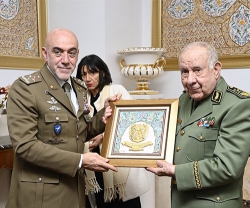 Algerian Chief of Staff Receives Italian Counterpart