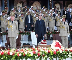 Algerian President Presides over Graduation Ceremony at Cherchell Military Academy 
