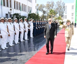 Algerian President Visits Ministry of National Defense Headquarters