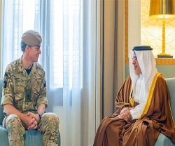 Bahrain’s Crown Prince, Commander-in-Chief Receive UK Chief of Joint Operations 