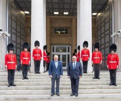 Bahrain’s Crown Prince Meets UK Secretary of State for Defence