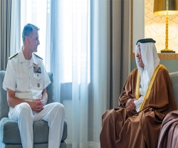 Bahrain’s Deputy Supreme Commander Meets New U.S. Fifth Fleet Commander