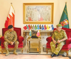 Bahrain’s National Guard Commander Receives Pakistan Army Vice Chief of General Staff