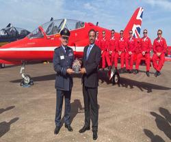Bahrain International Airshow to Host UK Red Arrows Aerobatic Team