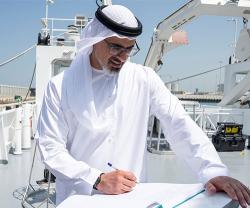 Crown Prince of Abu Dhabi Tours UAE’s First Marine Research Vessel 
