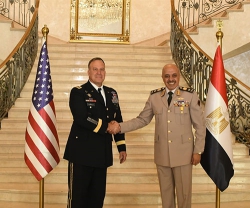 Egyptian Chief of Staff Receives Commander of U.S. Central Command