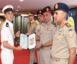 Egyptian Commander-in-Chief Attends Graduation Ceremony of Military Academy 