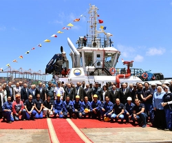 Egyptian Navy Receives First “Ras El-Hekma” ASD Tugboat from Alexandria Shipyard