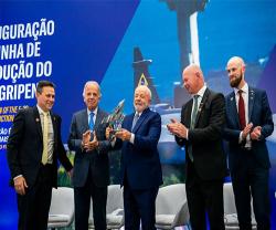 Embraer, Saab Inaugurate Gripen E Production Line in Brazil