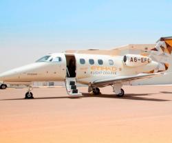 Etihad Flight College Receives First Embraer Phenom 100E Aircraft