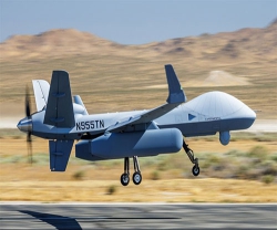 GA-ASI Completes First Flight of MQ-9B with Airborne Early Warning (AEW) Pods